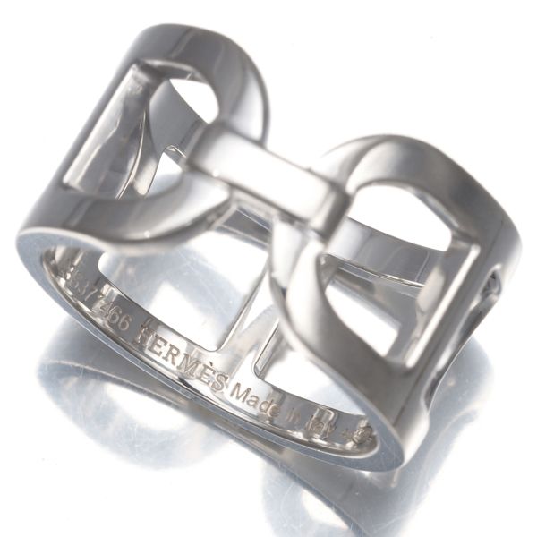 エルメス リング エヴァーシェーヌダンクル MM 52号 シルバー