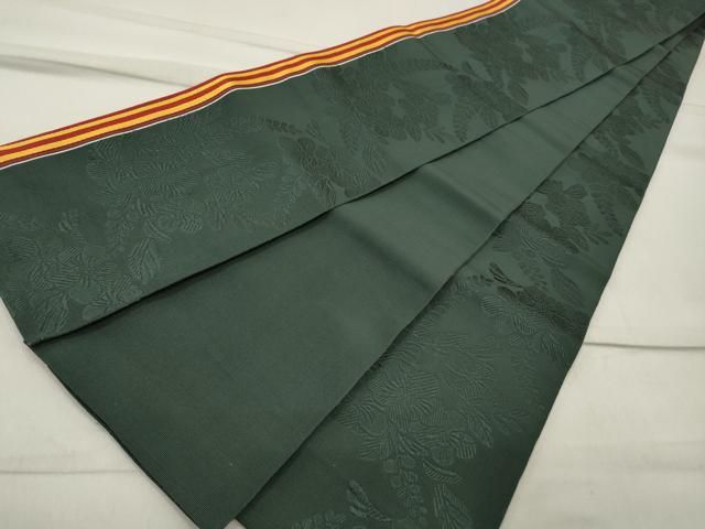 平和屋着物◎本場筑前博多織 両面 半幅帯 献上柄 森博多織謹製 証紙