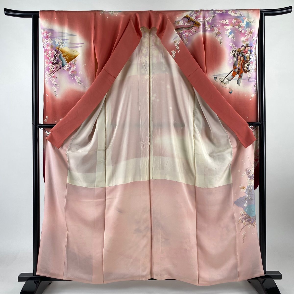≪美品≫正絹　振袖セット【616】【160cm~170cmの方用】 振袖 身丈167cm 裄丈68cm 正絹 美品 名品