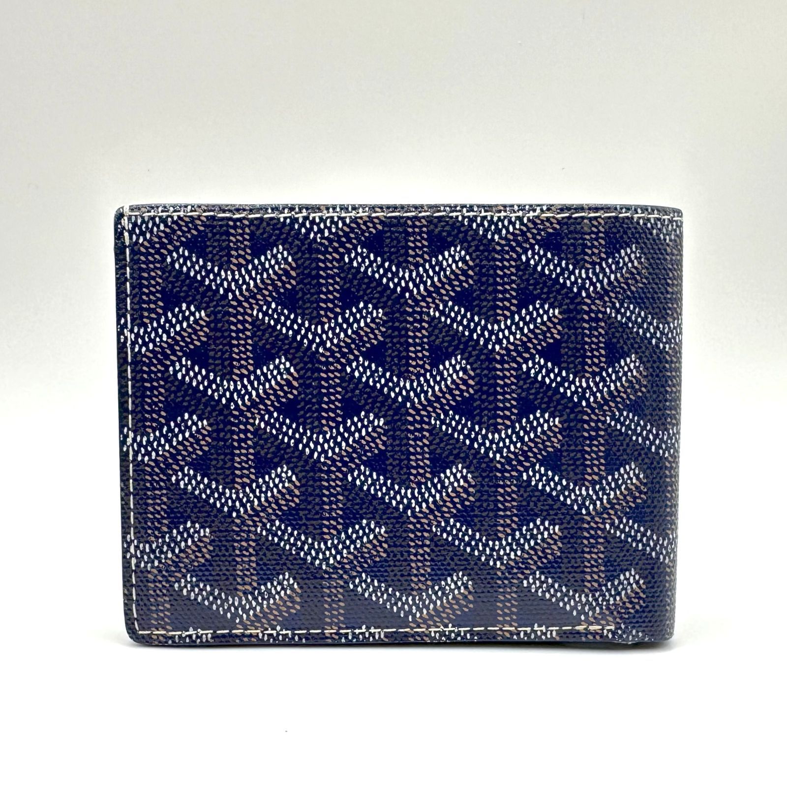 GOYARD】ゴヤール サン・フロランタン 2つ折り財布 ネイビー