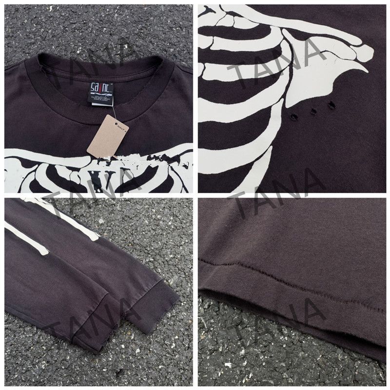 人気 美品 セントマイケル ロングTシャツ SAINT MICHAEL 長袖 × Vlone 