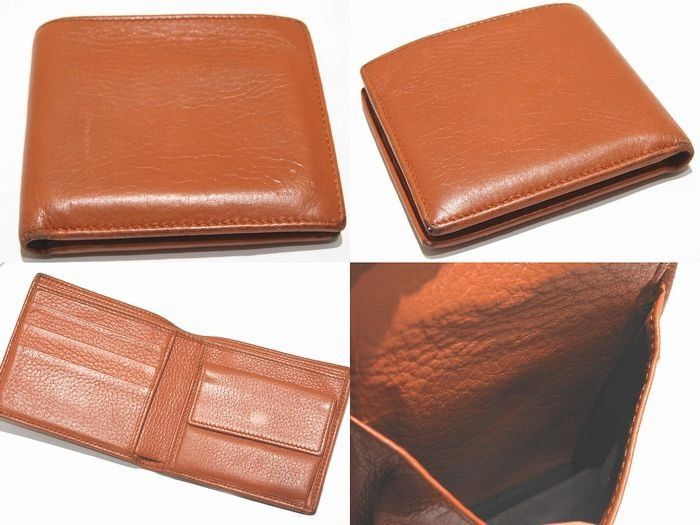 グッチ 財布 Authentic GUCCI GG Interlocking Leather Biford Compact Wallet I