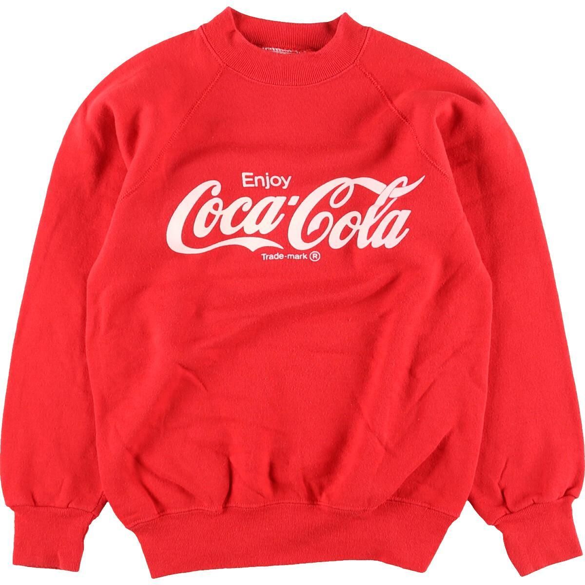 古着 80年代 BASSETT-WALKER COCA-COLA コカコーラ ロゴスウェット 
