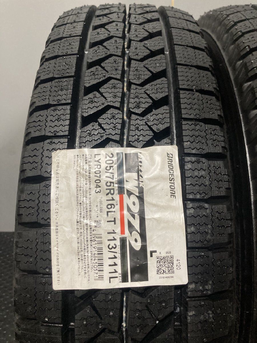 新品 BS BLIZZAK W979 205/75R16 113/111L LT 16インチ ライトトラック