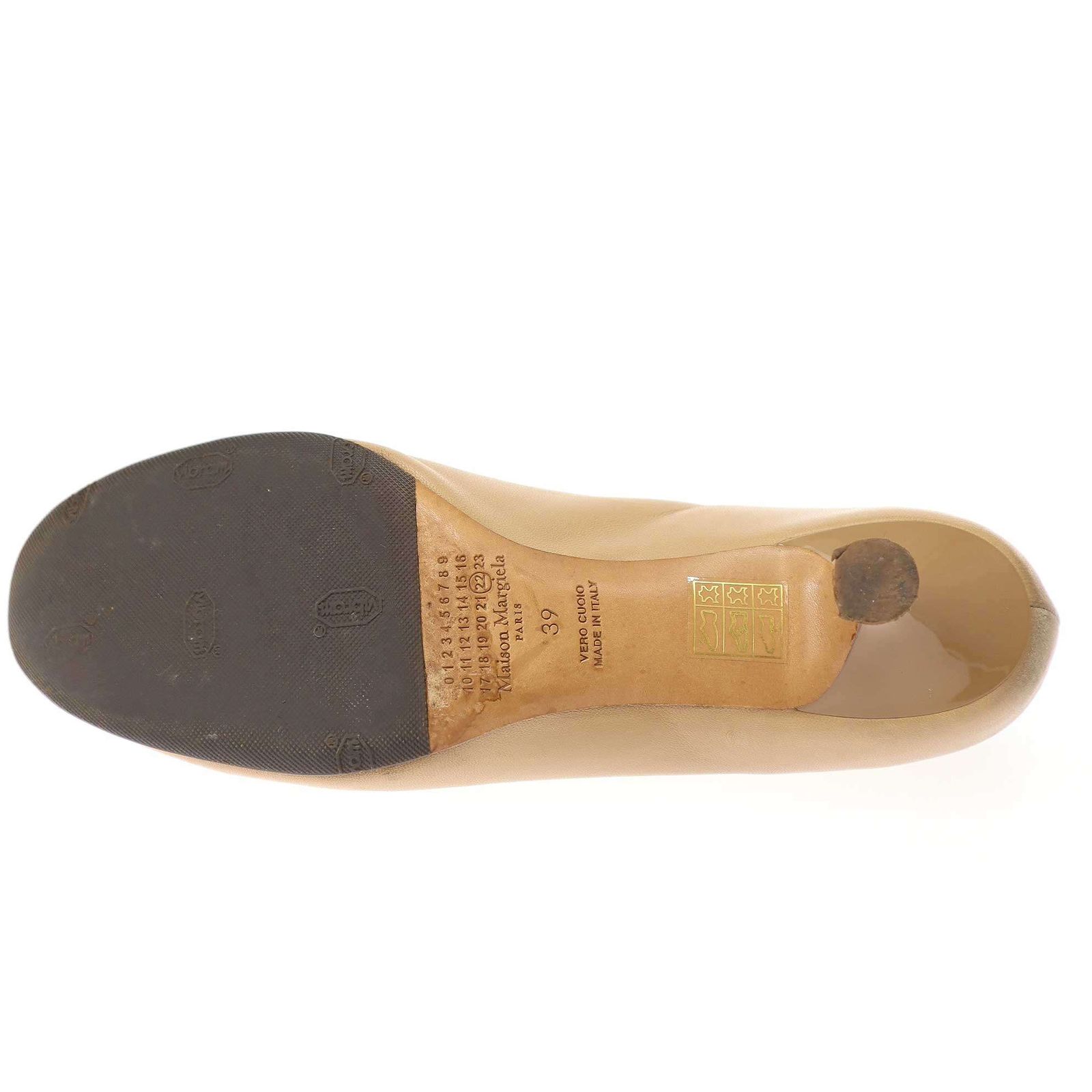 Maison Margiela22 メゾン マルジェラ ローヒールレザーパンプス  