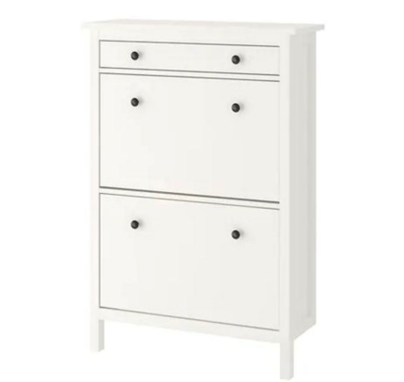 IKEAイケアHEMNES ヘムネス シューズラック 靴収納用キャビネット 2コンパートメント 引取り