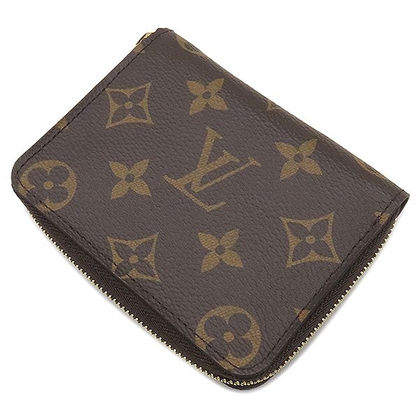 ルイヴィトン LOUIS VUITTON コインケース ジッピー コイン パース モノグラムキャンバス モノグラム ゴールド金具 茶 小銭入れ コンパクト財布 M60067 SN2280 RFID 箱