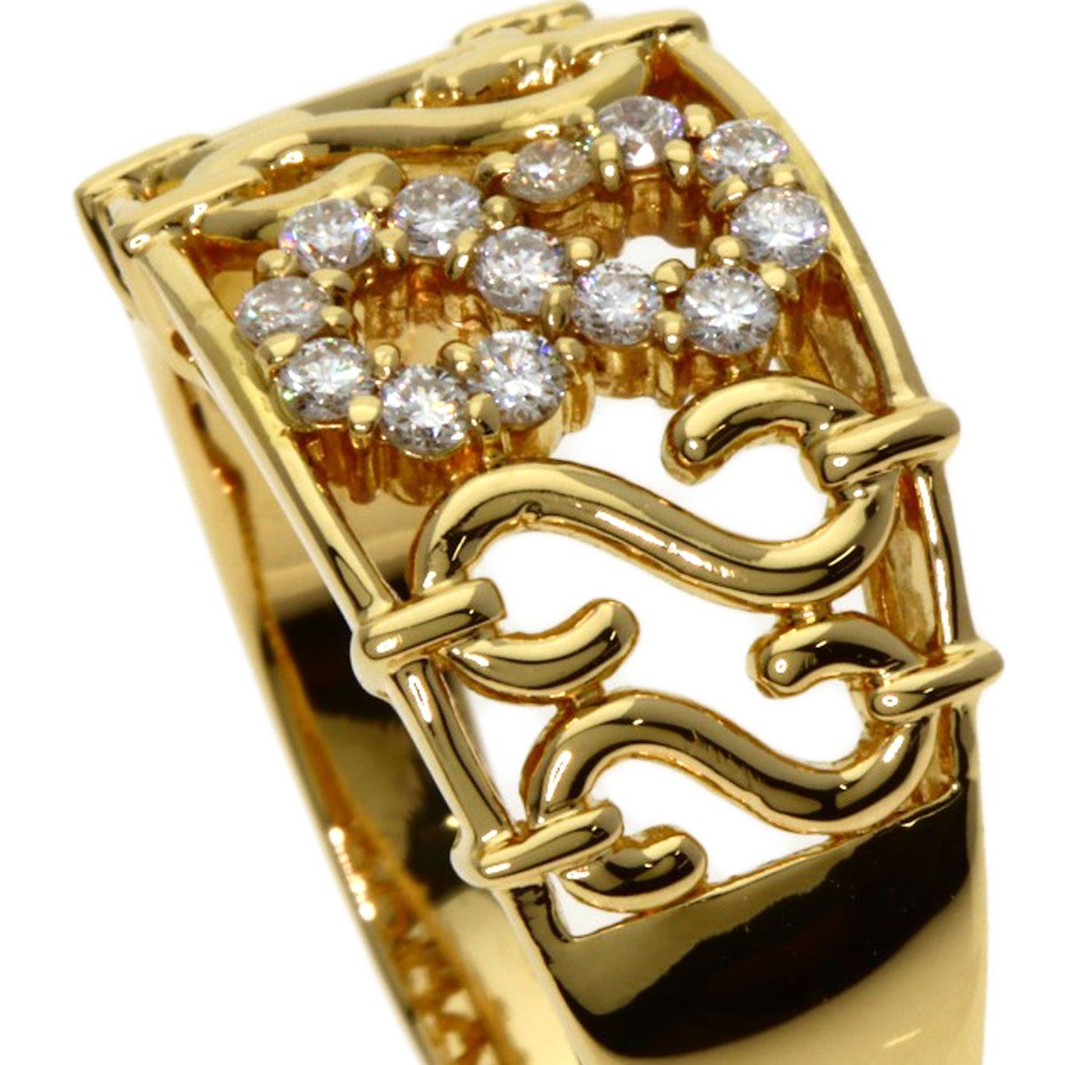 CELINE セリーヌ ダイヤモンド リング 指輪 K18YG レディース FORTGASGNV_COM_BR