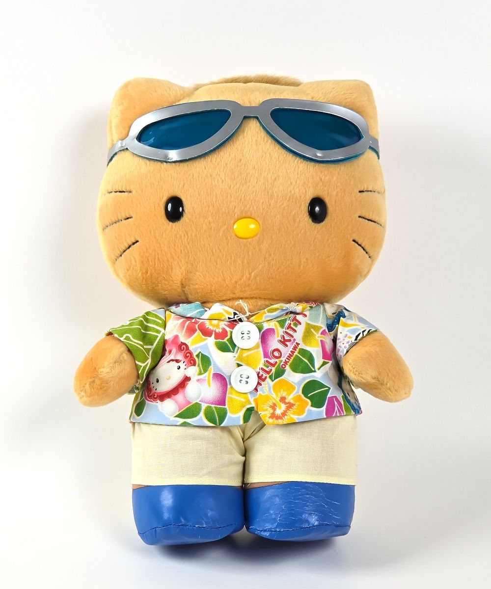 激レア‼️ダニエル　ハローキティー　沖縄限定　2002年製　ぬいぐるみ　28cm ハローキティ ダニエル Lサイズ ぬいぐるみ 2002 沖縄限定 OKINAWA