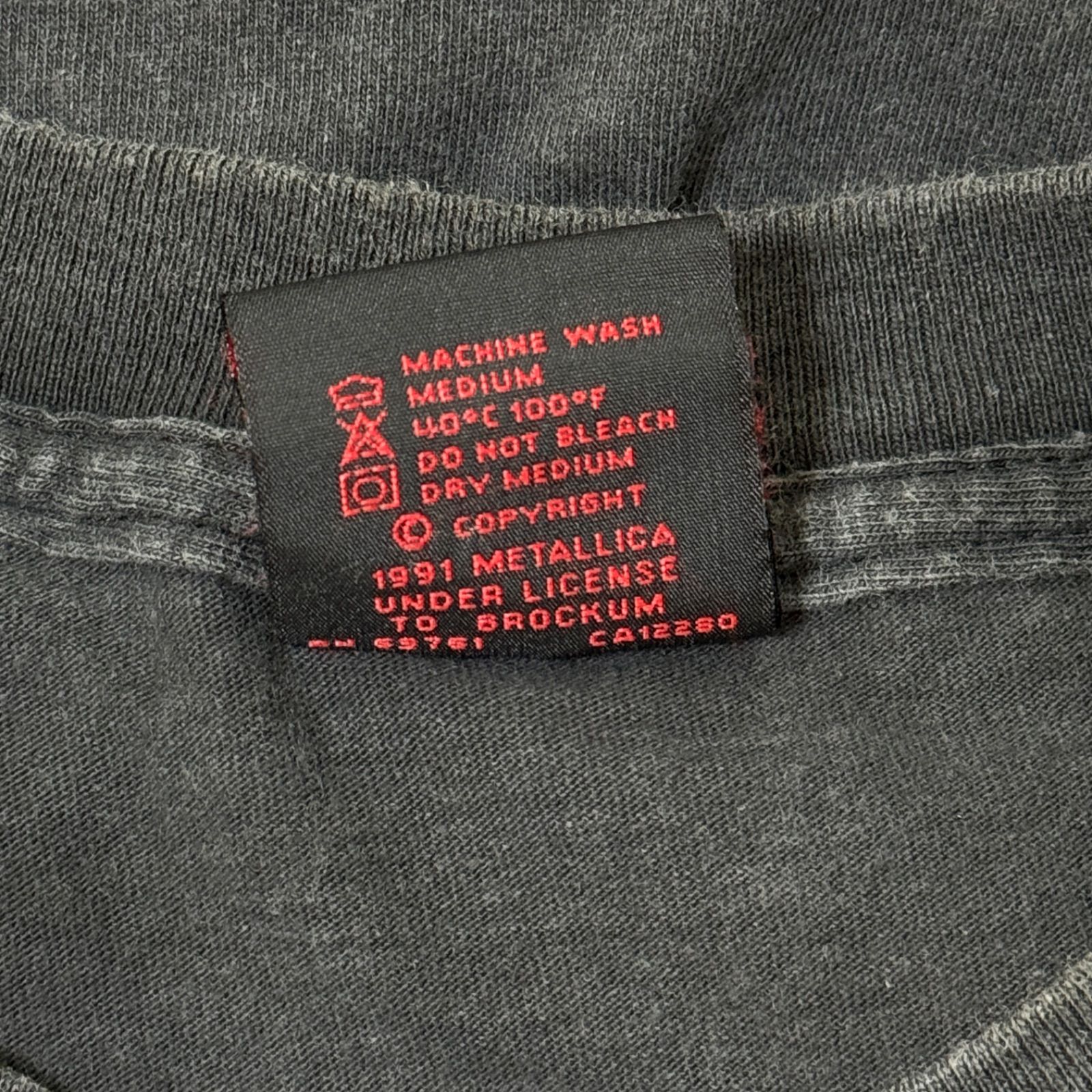 メタリカ Tシャツ Lサイズ ブラック USA製 90s 両面プリント