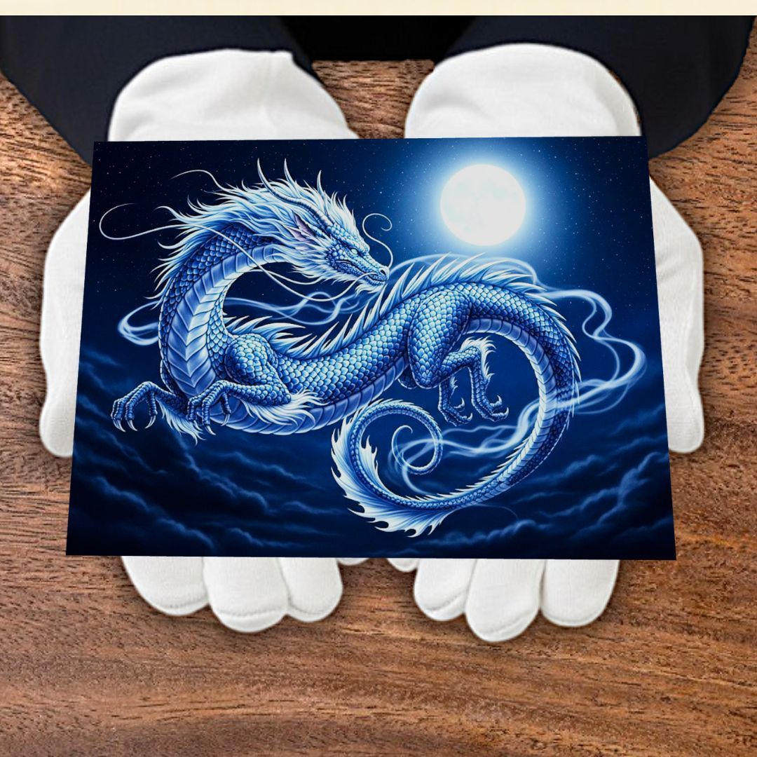 癒しの開運画 額付☆星光樹守り龍~星の宿る木～ヒーリング金運愛情　邪気払家族 癒しの風水開運画☆星光樹守り龍~星の宿る木～黄金 ヒーリング