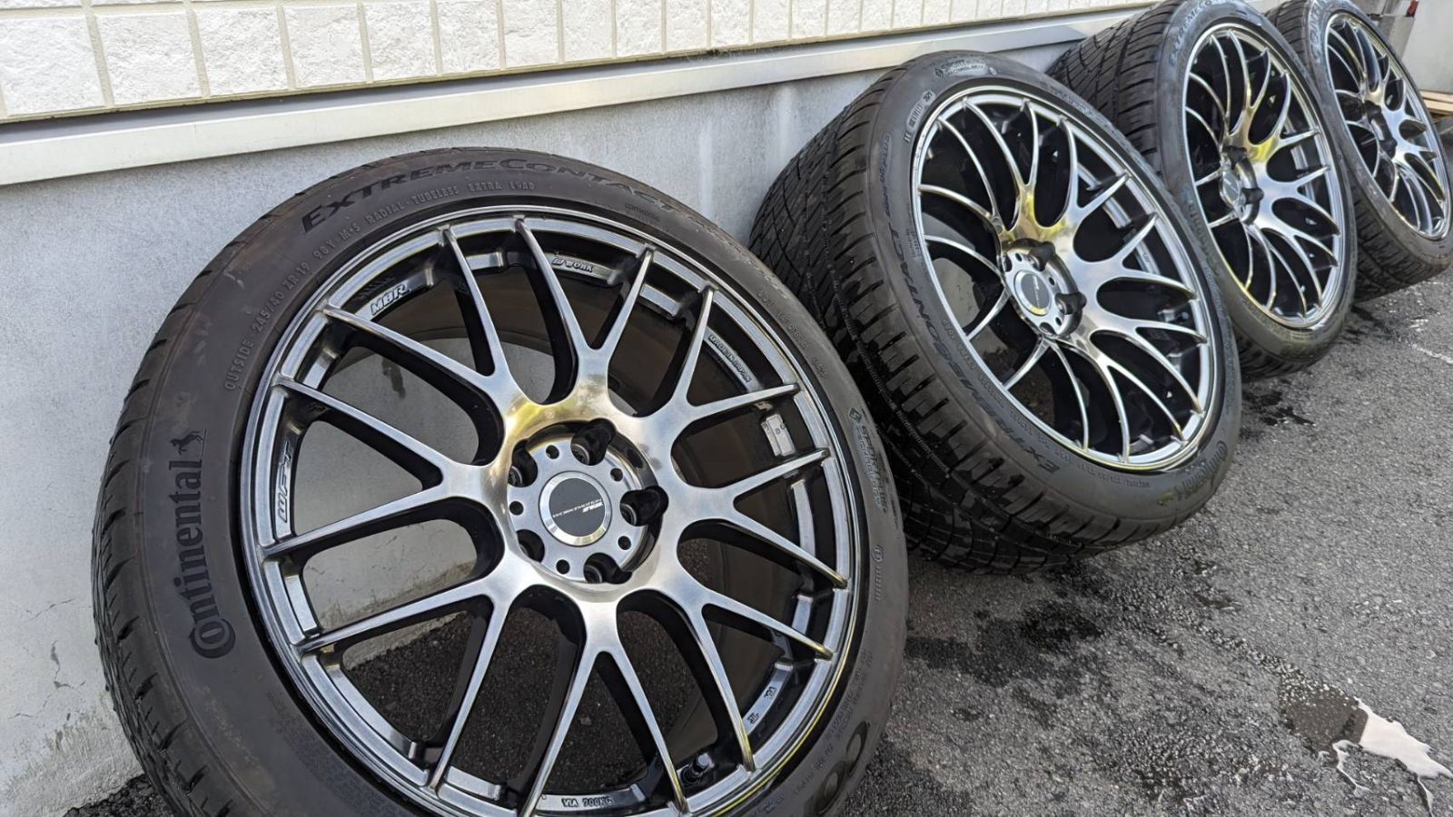 ワークエモーション　19インチホイール4本セットpcd114.3 m8rWORK ワークエモーション19インチ4本セット ワークエモーション 19インチ