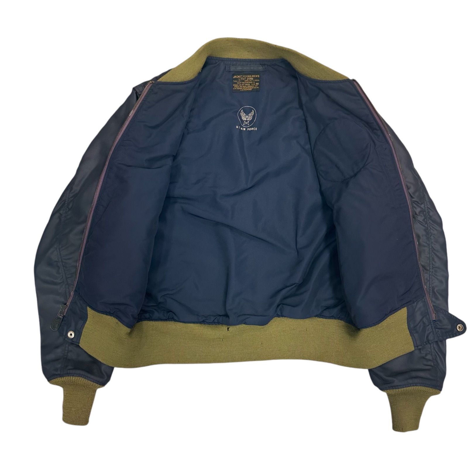 稀少 リアルマッコイズ L-2A ブラックドラゴン 42 エアフォースブルー