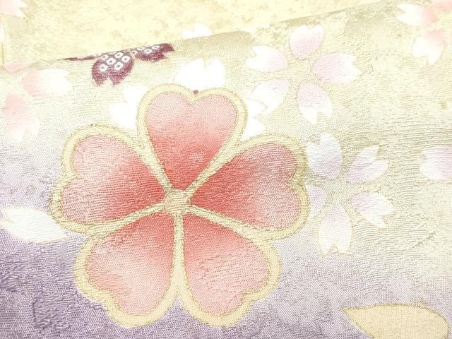 平和屋着物○豪華振袖 駒刺繍 舞花文 金彩 正絹 逸品 CAAV6618vf