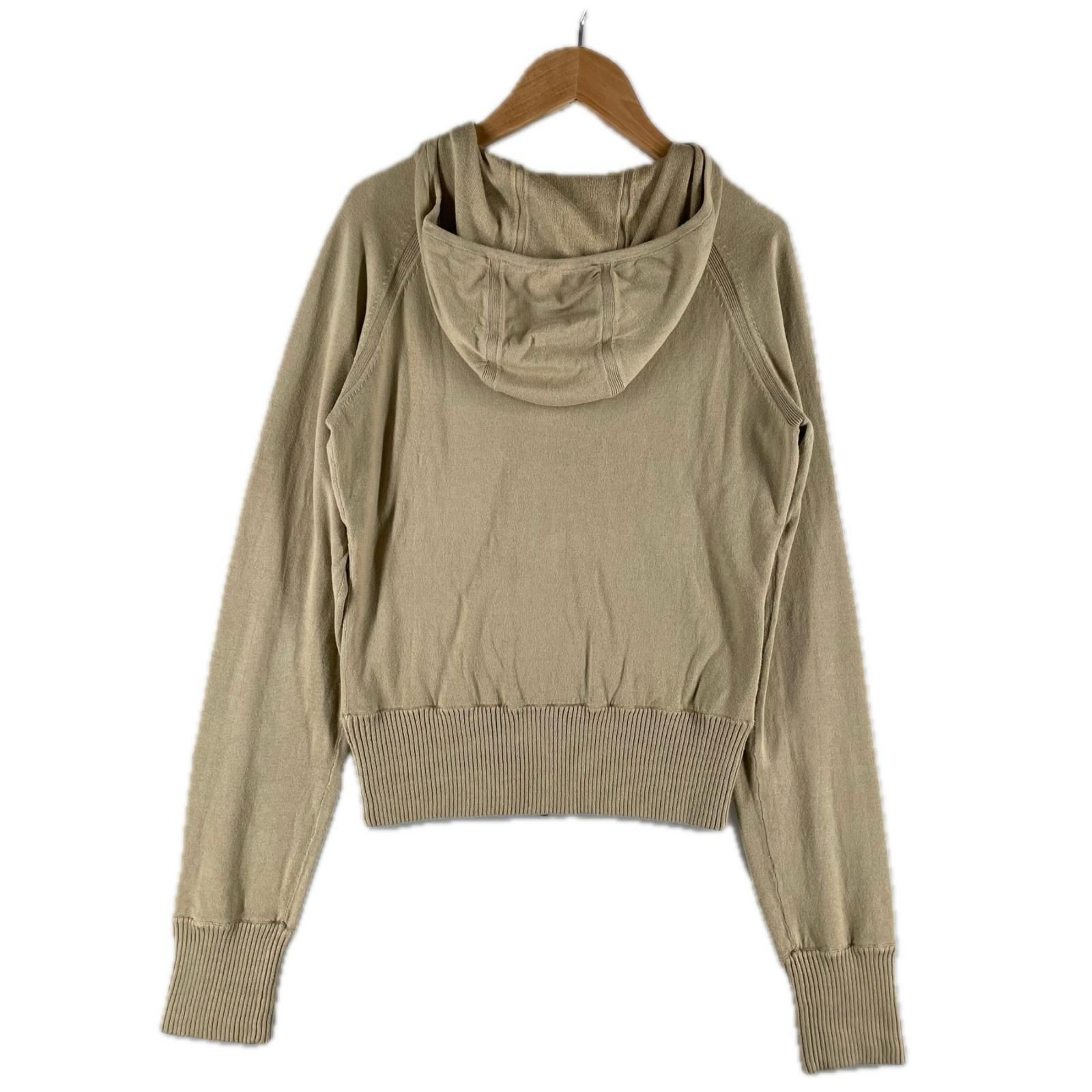 theory セオリー パーカー コットン カーキ【中古】 レディース