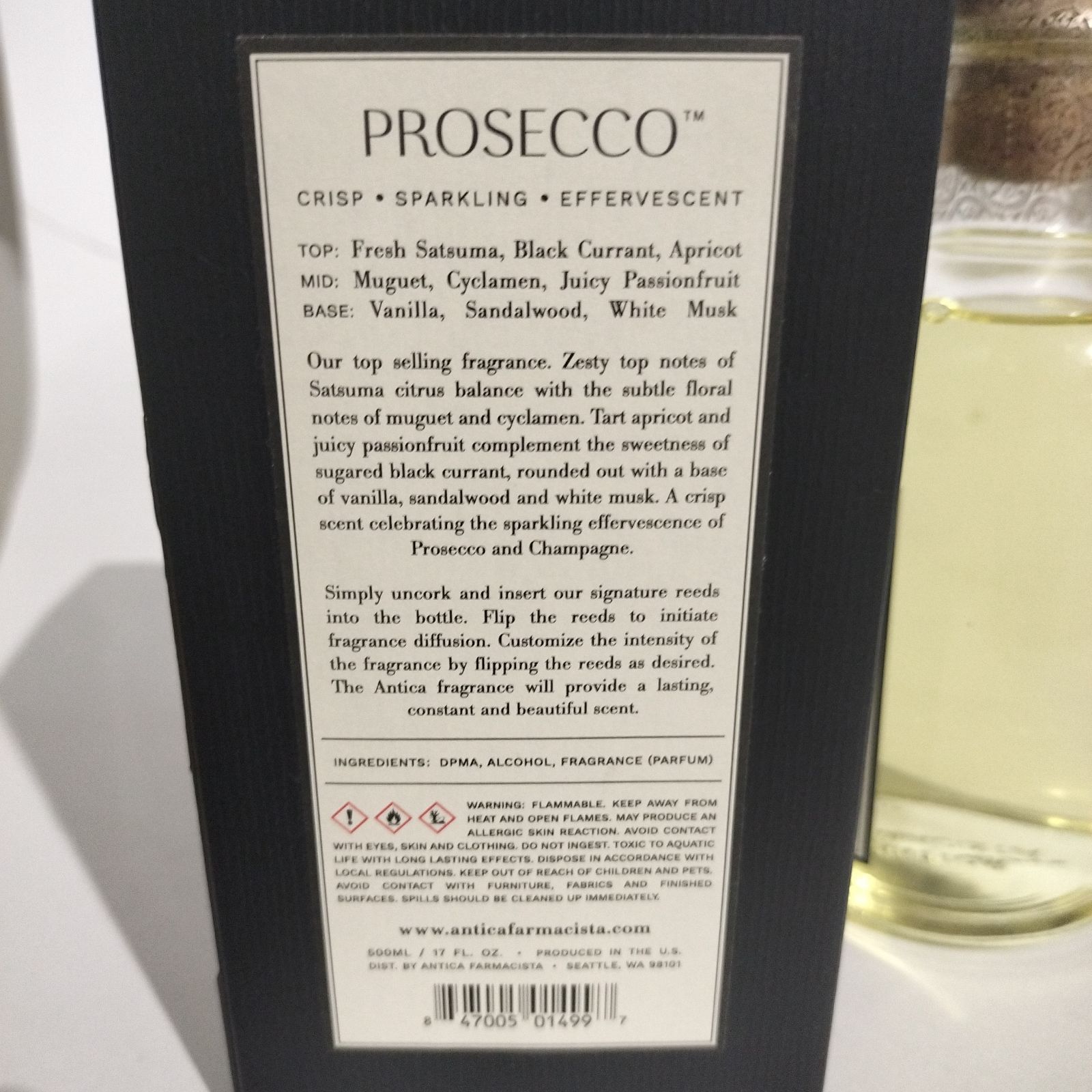 品 Antica Farmacista ディフューザー ｱﾝﾃｨｶﾌｧﾙﾏｼｽﾀ ﾃﾞｨﾌｭｰｻﾞｰ ﾌﾟﾛｾｯｺ 500 ml 31221