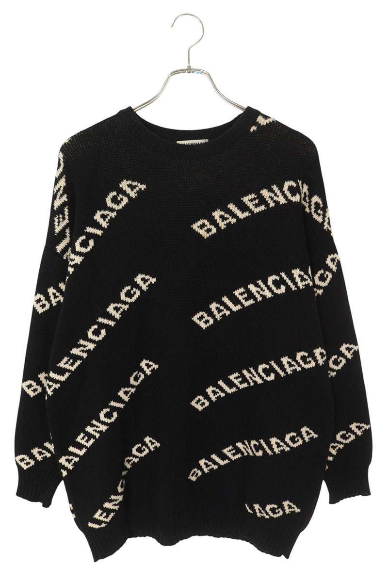 正規品　BALENCIAGA ピンク ロゴニットセーター Pink Oversized Logo Cardigan | The Webster