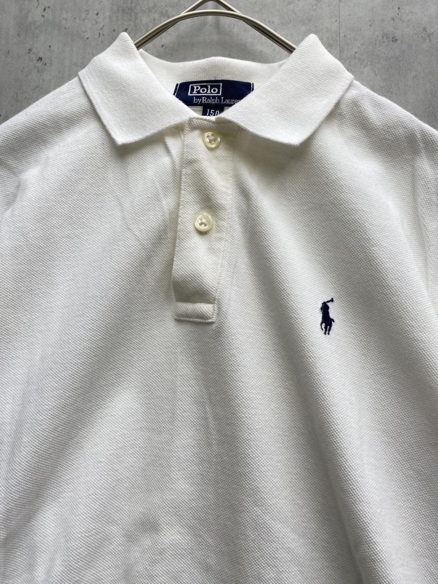 Polo by Ralph Lauren ポロシャツ BERLIN POLO RALPH LAUREN ポロ ラルフローレン ポロシャツ size150/白