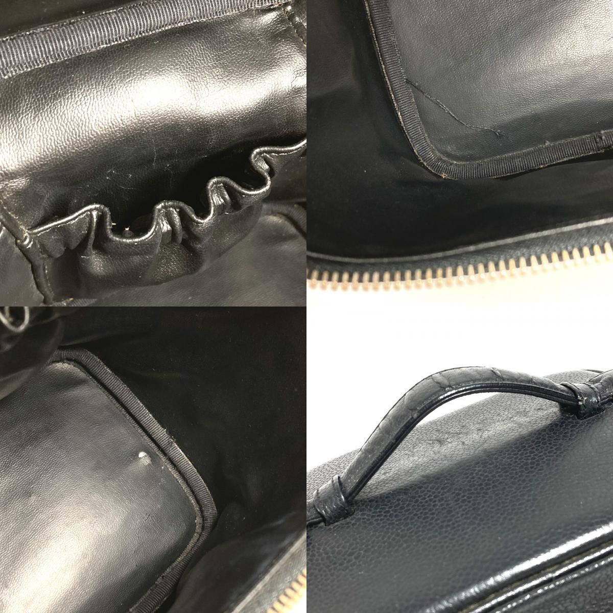 CHANEL シャネル ハンドバッグ CC ココマーク ロゴ A01998 キャビア