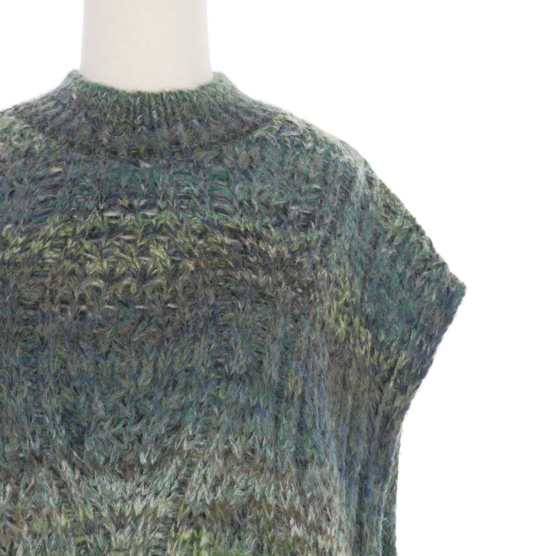 未使用品 ミューラル MURRAL Hazy knit vest ニットベスト ジレ F グリーン 緑 232100404 レディース ミューラル MURRAL Hazy knit vest ニットベスト ジレ F