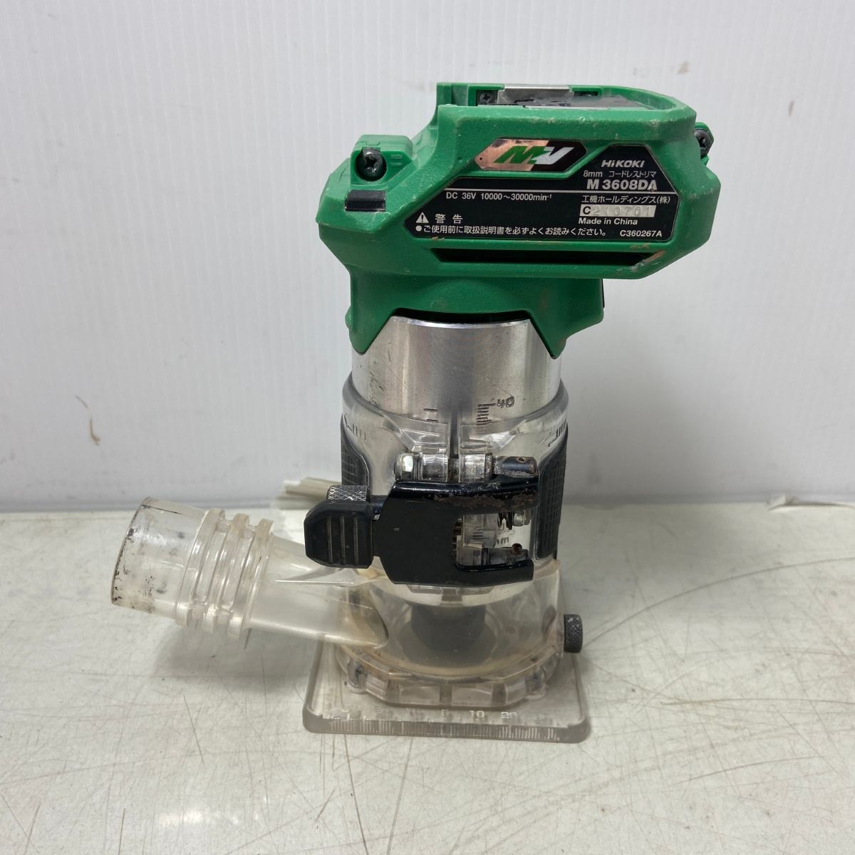ΦΦHiKOKI ハイコーキ トリマー 36v M3608DA グリーン HRDEVELOPMENT_JP