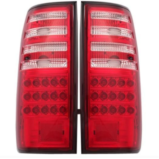 EAGLE製 トヨタ 左右 ランクル ランドクルーザー 80系 ベンツルック LED テールライト テールランプ テールレンズ クリア レッド TY819-J0RE2