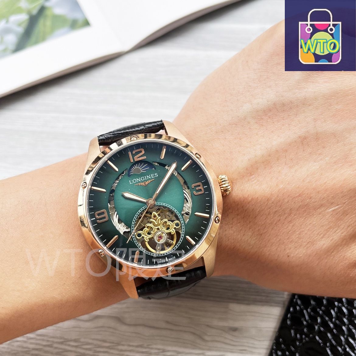 今日特価】Longines Grand Tourbillon ルキャブル男士腕時計