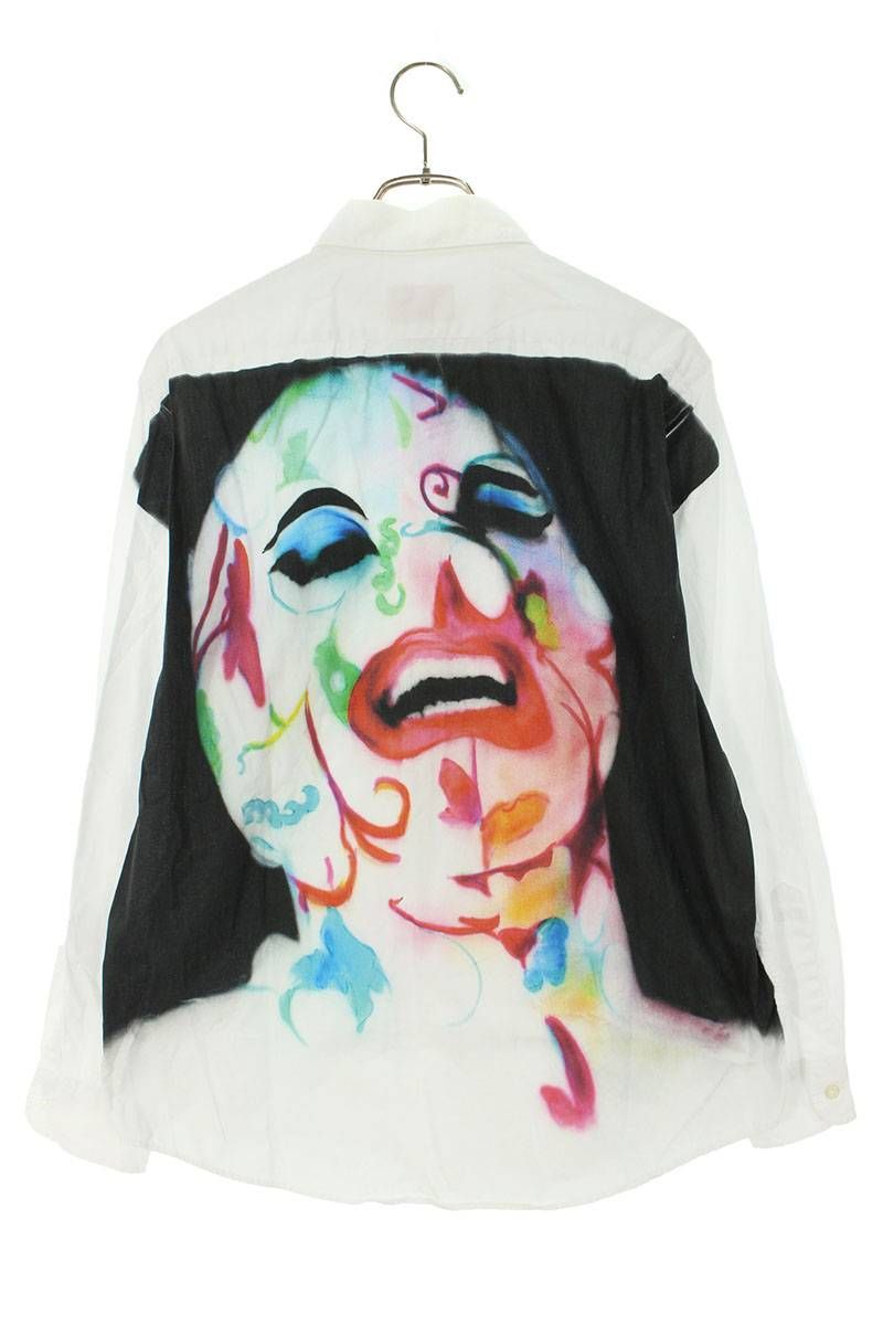 シュプリーム 20SS Leigh Bowery Airbrushed Shirt バックグラフィック