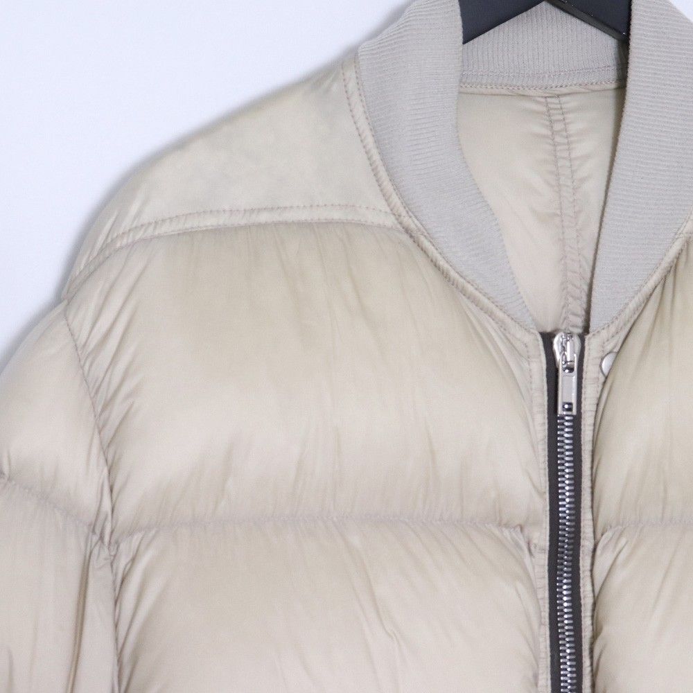 RICK OWENS フライトダウンジャケット サイズ46 ベージュ ブラック
