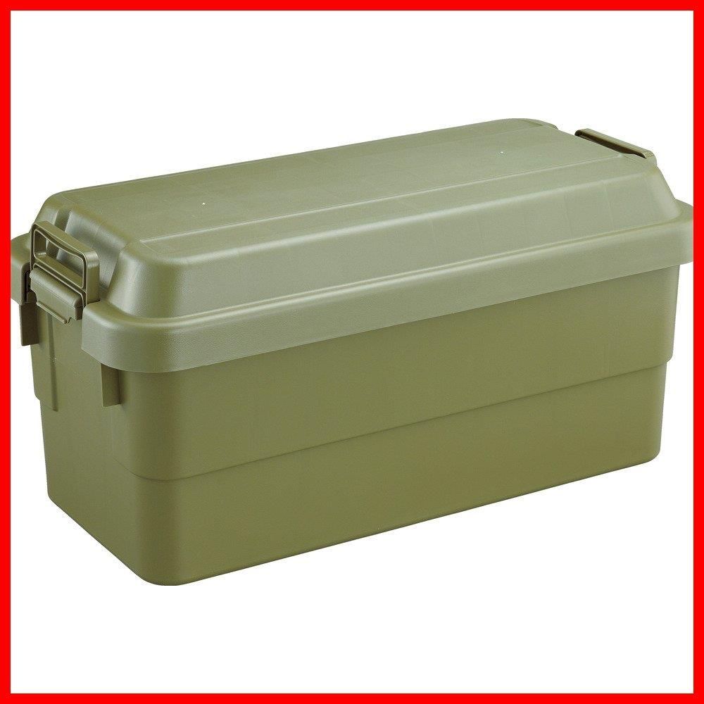 【特売】TRUSCO(トラスコ) トランクカーゴ 収納ボックス 70L OD色 ODC-70