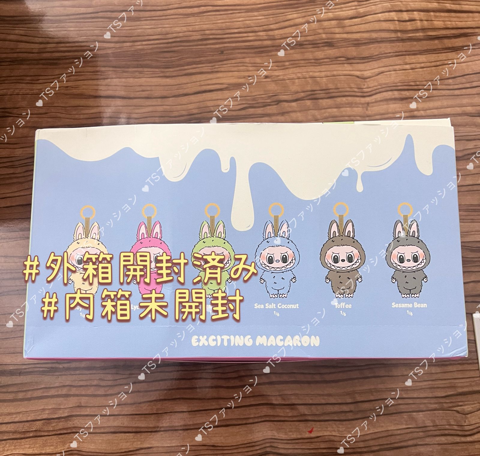 Popmart THE MONSTERS Macaron Labubu 箱未開封 THE MONSTERS - Tasty Macarons Vinyl Face Blind Box | Blind