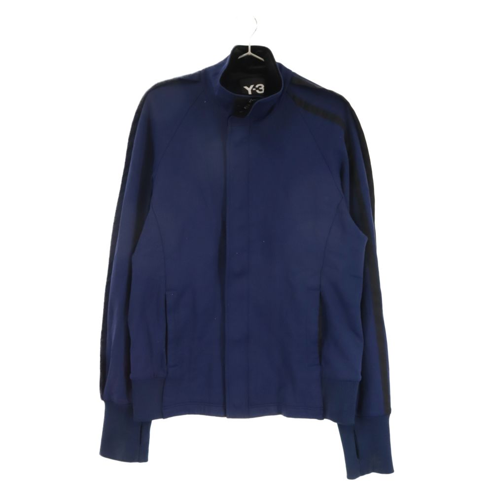 【希少】Y-3 ワイスリー トラックジャケット 袖ロゴ ハイネック ネイビー Y-3 (ワイスリー) U 3STP TRK JKT ジップアップ トラック