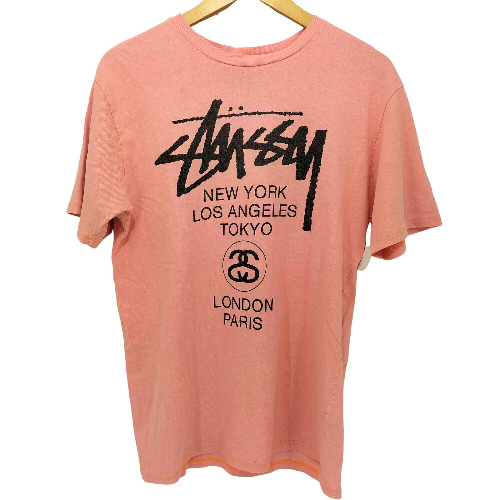 ステューシー Stussy ワールドツアープリント クルーネックTシャツ メンズ import：L 