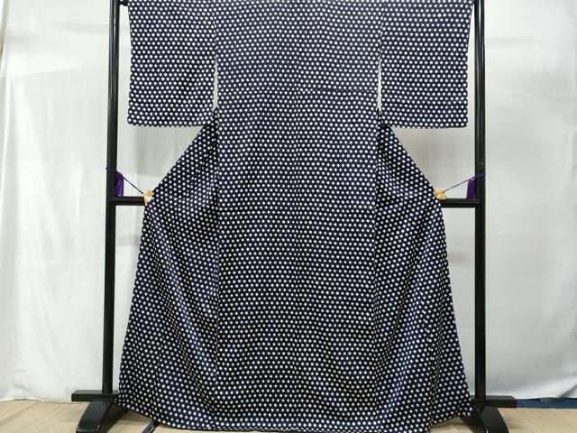 平和屋着物□上質な小紋 七宝文 正絹 逸品 CAAV2233ev