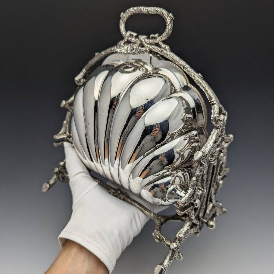 英国 アンティーク 純銀製 アルバートチェーン 40g スターリング