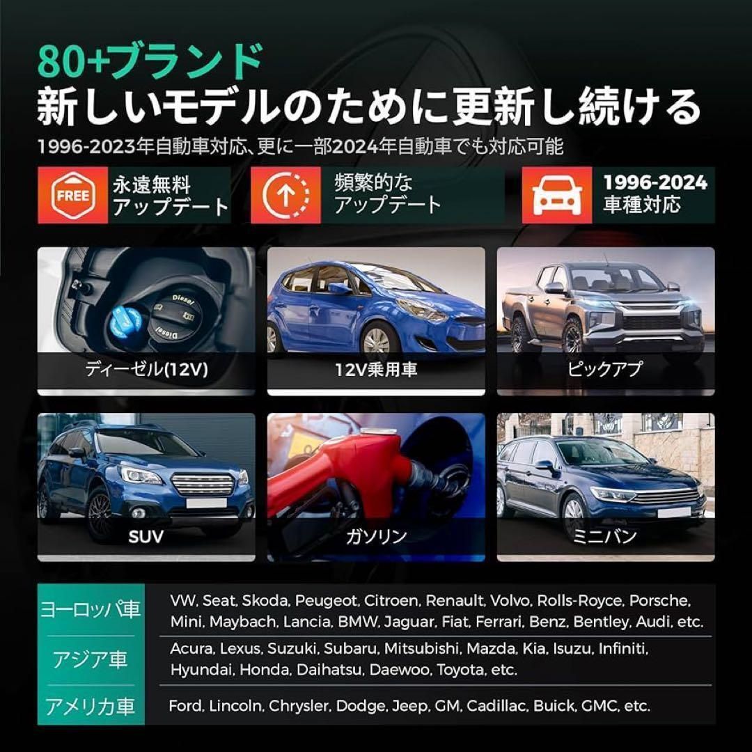 新品未使用】 OBD2 診断機 2024年版 エンジン 新品未使用】 OBD2 診断機 2024年版 エンジン