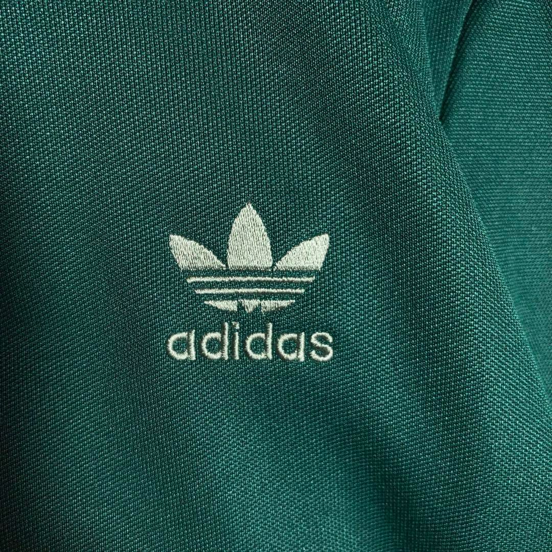 アディダス トラックジャケット ジャージ グリーン XO ビックサイズ 好配色 美品/3XLサイズ】adidas ジャージ トラックジャケット 緑 - メルカリ