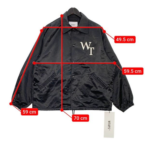 WTAPS 24SS CHIEF JACKET チーフ ジャケット コーチジャケット サテン