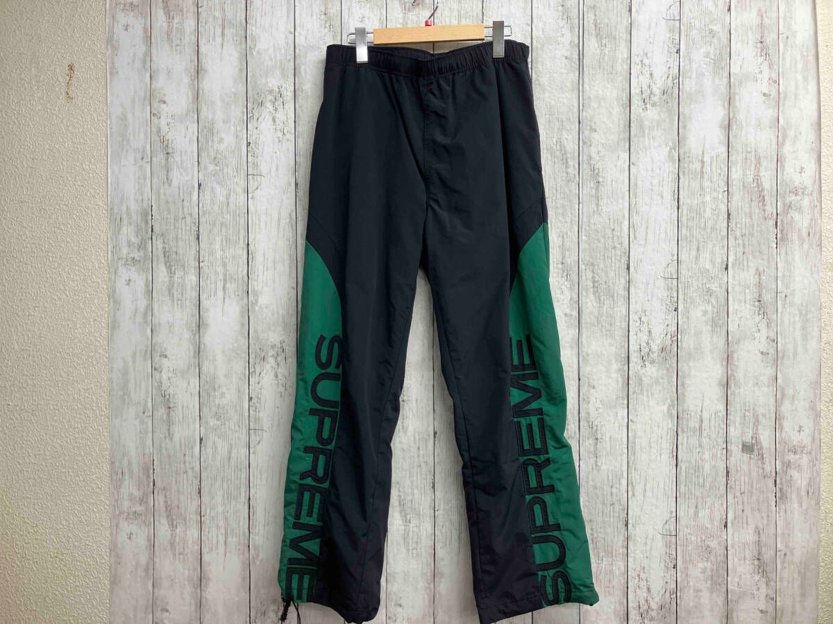 Supreme/シュプリーム/トラックパンツ/Curve Track Pant/22SS/ブラック/グリーン/Mサイズ