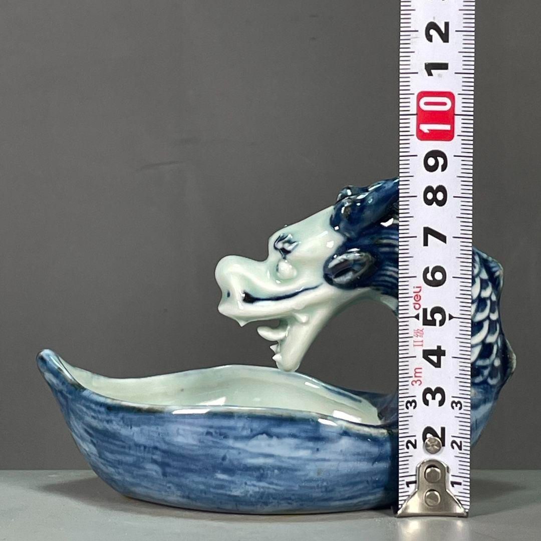 青花 文房四宝 竜頭 筆洗 置物 書道具 文房具 現代工芸品 美術品 青花 文房四宝 竜頭 筆洗 置物 書道具 文房具 現代工芸品 美術品