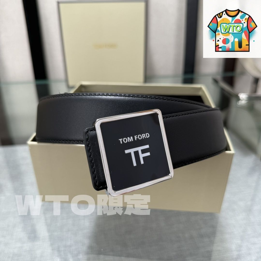 今日特価】Tom Ford ダブルフェイスレザーベルト - メルカリ