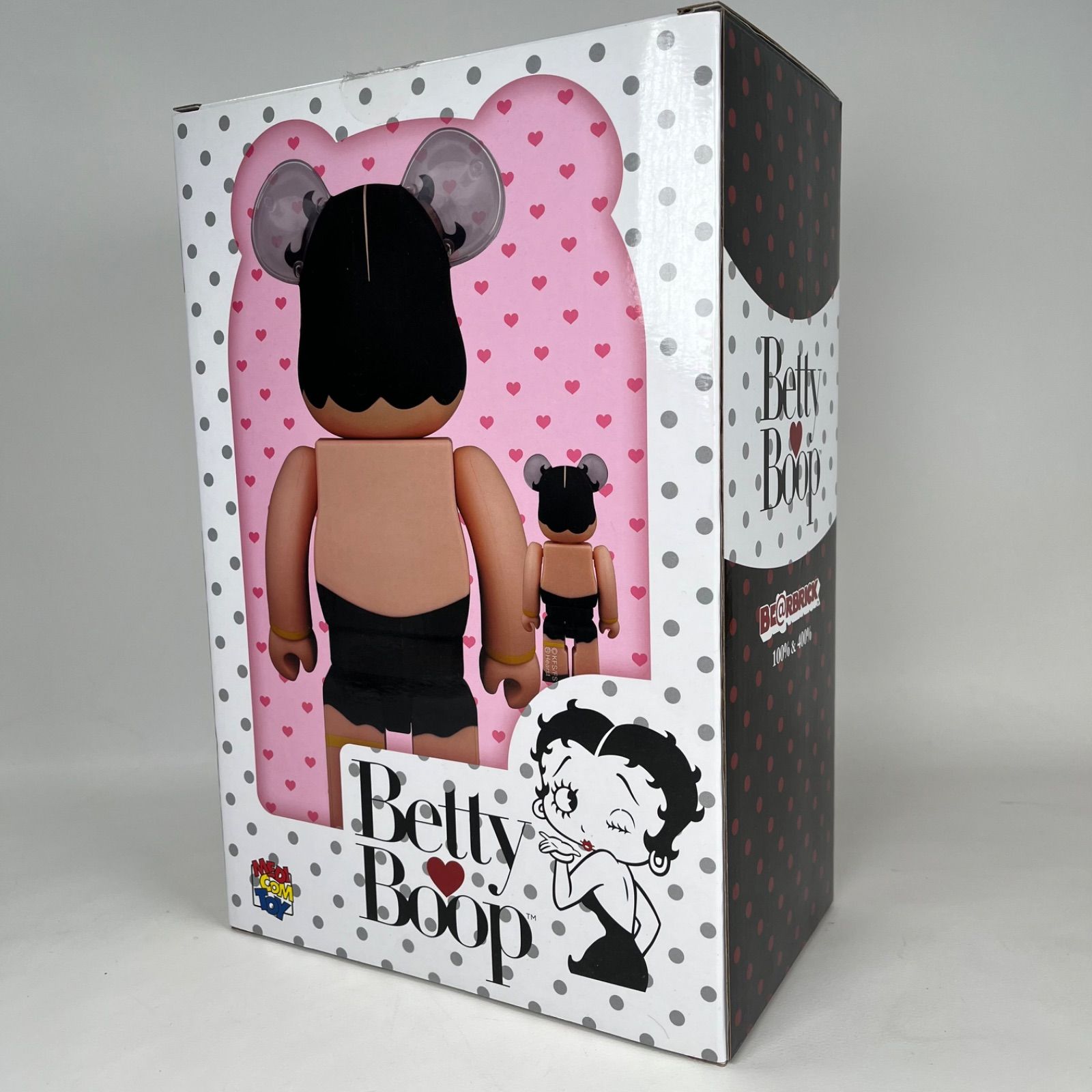 BE@RBRICK ベアブリック Betty Boop BLACK Ver. 100％ ＆ 400％ MEDICOM TOY メディコムトイ 箱付き  bearbrick