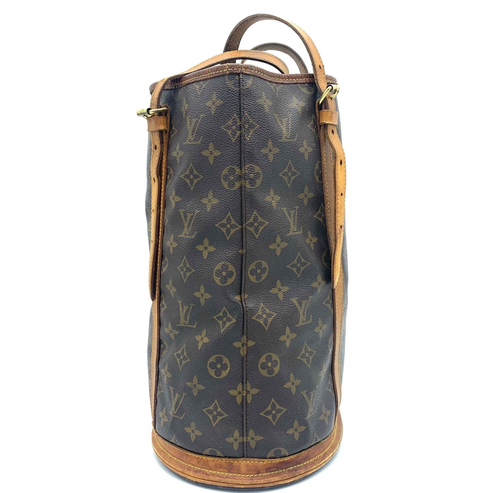 LOUIS VUITTON バケットGM モノグラム バケツ トートバッグ A4