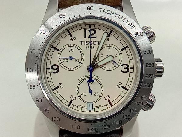 ジャンク 【TISSOT】 V8 QKSーBB-56064 クロノグラフ不動