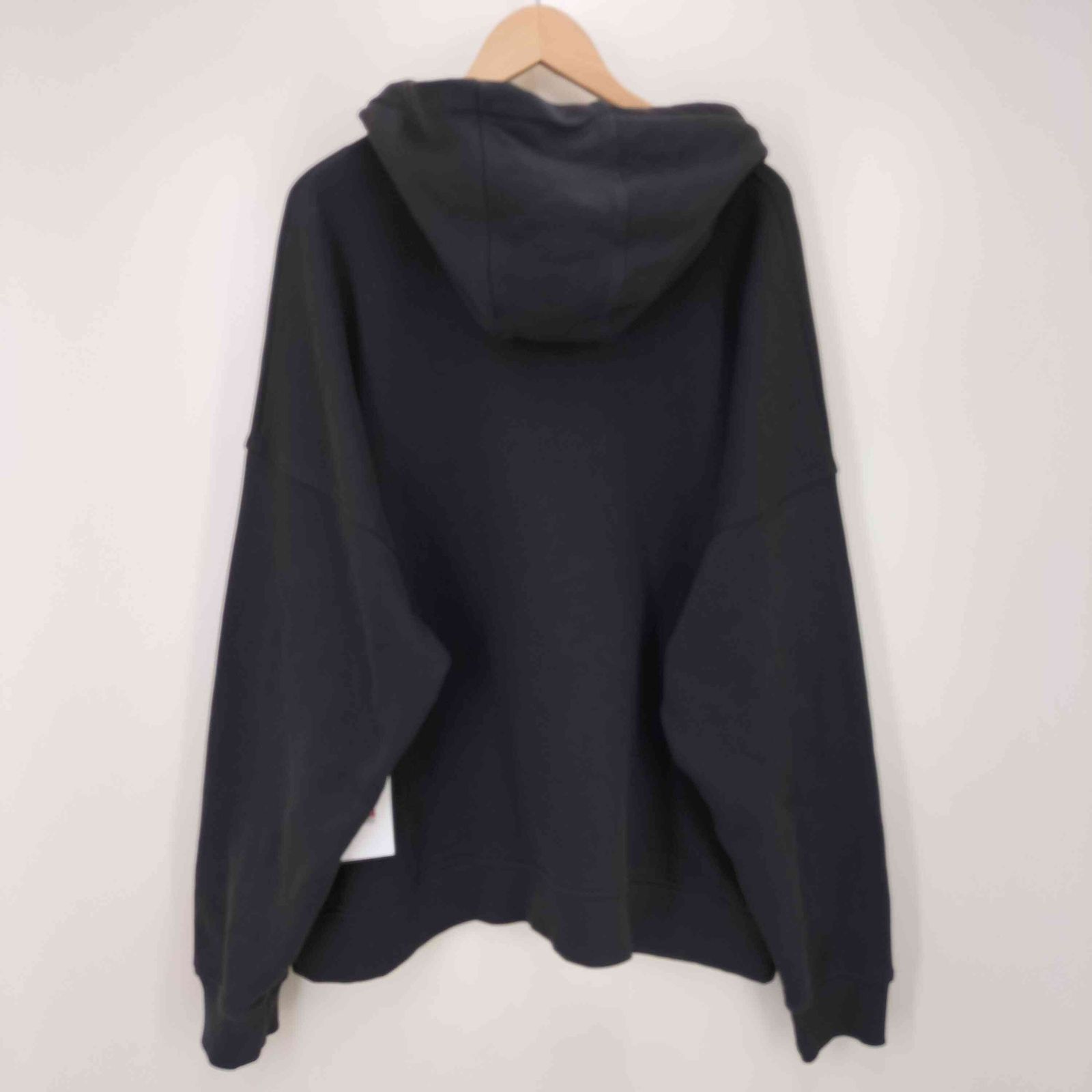 ★ドイツ発*ZARA*新作*SLOGAN プリントZIPフーディ/BL★ ウォッシュ加工ジッパー付きテキストプリントフーディ