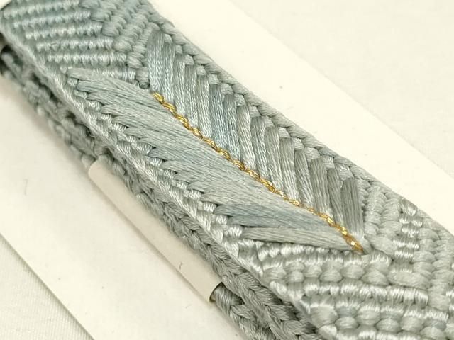 平和屋本店●和装小物　帯締め・帯揚げセット　笹浪組　暈し染め　金糸　鬼しぼ縮緬　正絹　逸品　未使用　AABC2657ay 平和屋本店○和装小物 帯締め・帯揚げセット 笹浪組 暈し染め 金糸 鬼
