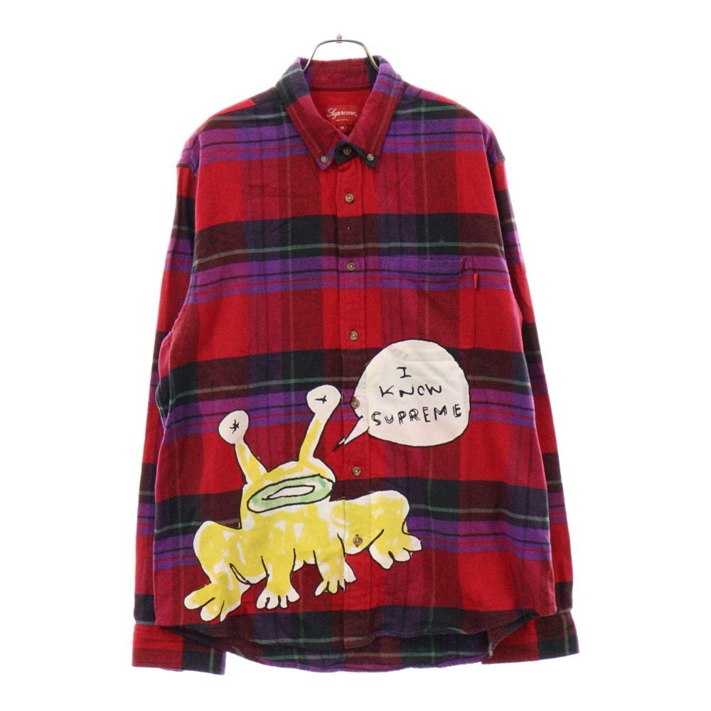 シュプリーム チェック柄 ボタンダウンシャツ Supreme Mサイズ シュプリーム チェック柄 ボタンダウンシャツ Supreme Mサイズ