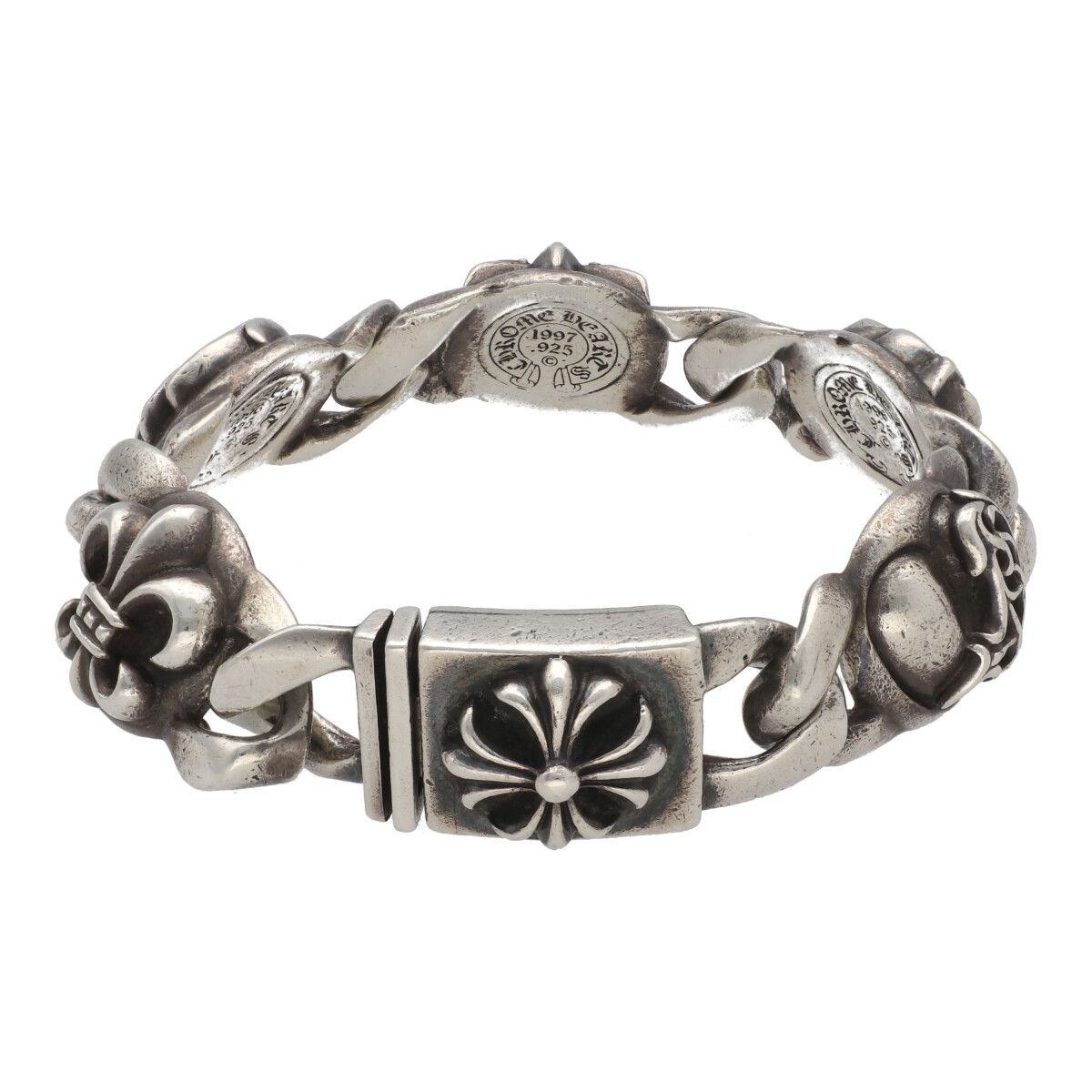 中古 CHROME HEARTS クロムハーツ マルチリンクブレスレット 5リンク 中古 CHROME HEARTS クロムハーツ マルチリンクブレスレット 5リンク