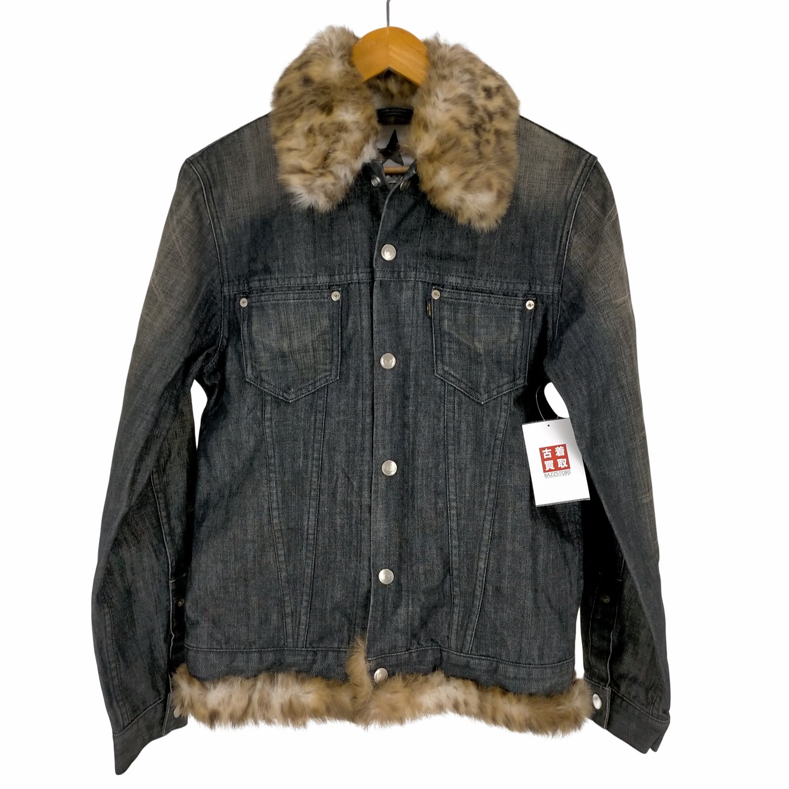 デニムジャケット 厚手 ファー リーバイス Levis 00s 05年8月製 07000-03 金クロタブ ユーズド