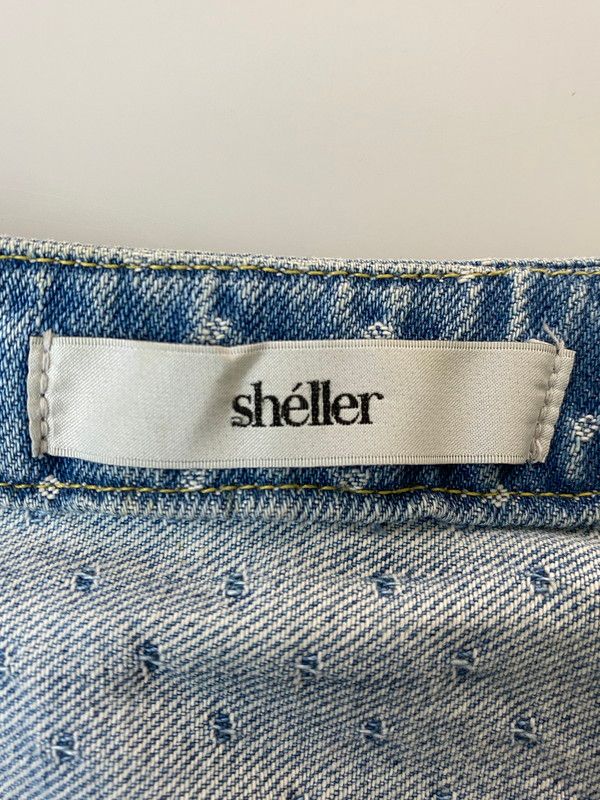 現状渡し品】 SHELLER シェリエ DOTジャガードデニムジャケット